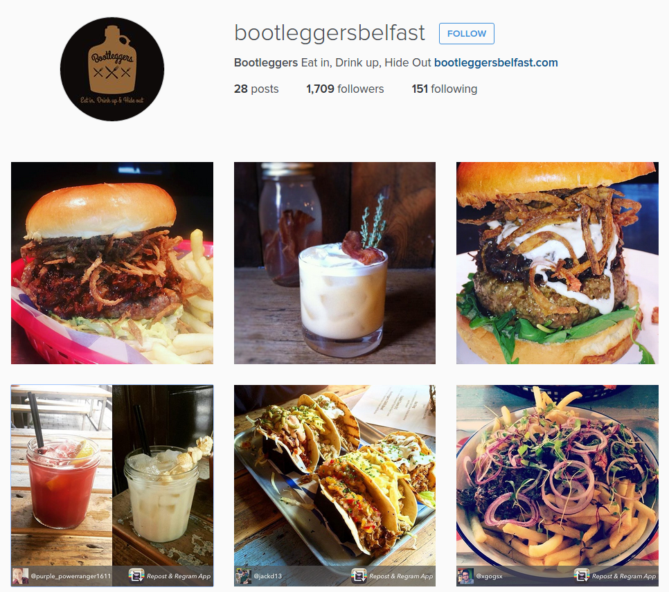 bootleggers belfast instagram