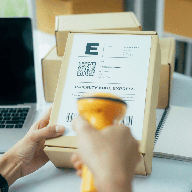 NI Parcels Label